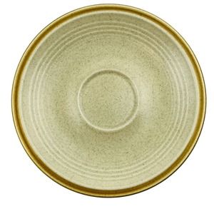 Vintage Mikasa Nature's Song Saucer‎ Only 6.25" C1050 Beige Brown Band Stoneware